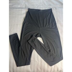 Women's Isabel Maternity By Ingrid & Isabella Leggings Gray S Full Belly Panel